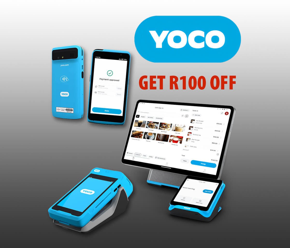 Affordable Card Machines South Africa | Get R100 Off Yoco